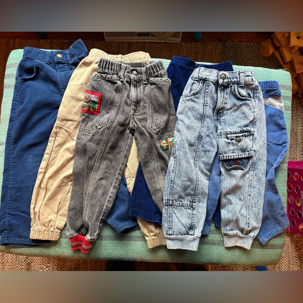 Vintage 80s Toddler Pants Levi’s and Buster Brown included
